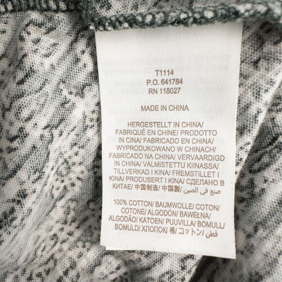 Boden Button Front Cotton Long Sleeve Paisley Top Womens 20/22 (XL) Green Boho - Picture 13 of 15